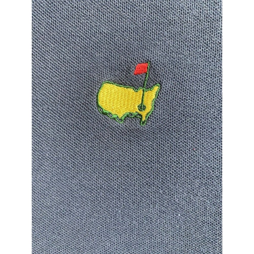 The Masters Shirt mens large golf polo navy blue adult unisex logo